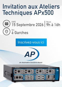 Ateliers techniques Audio Precision